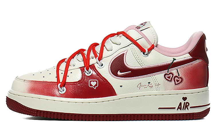 [Custom Shoes] (Women) Nike Air Force 1 Low 'Sweet Cherry Blossom'
