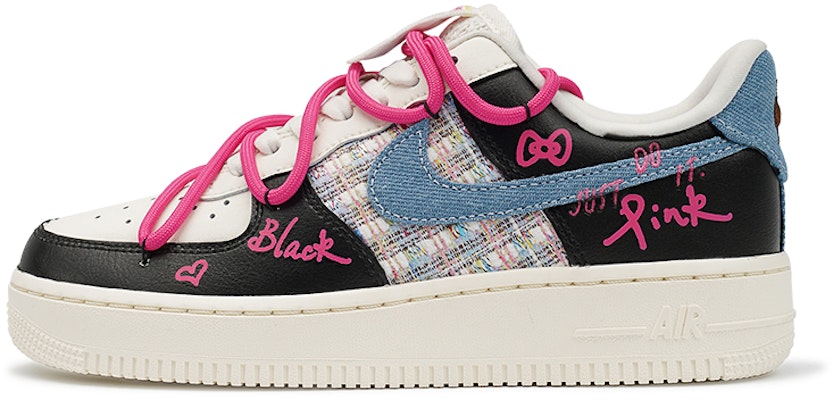 (W) Zapatillas Nike Air Force 1 Low 'Sweet Cool Black-Pink-Blue' FJ7740-141(TeamI-女款黑粉小香风K黑粉蓝) Buy (W) Zapatillas Nike Air Force 1 Low 'Sweet Cool Black-Pink-Blue' FJ7740-141(TeamI-女款黑粉小香风K黑粉蓝)