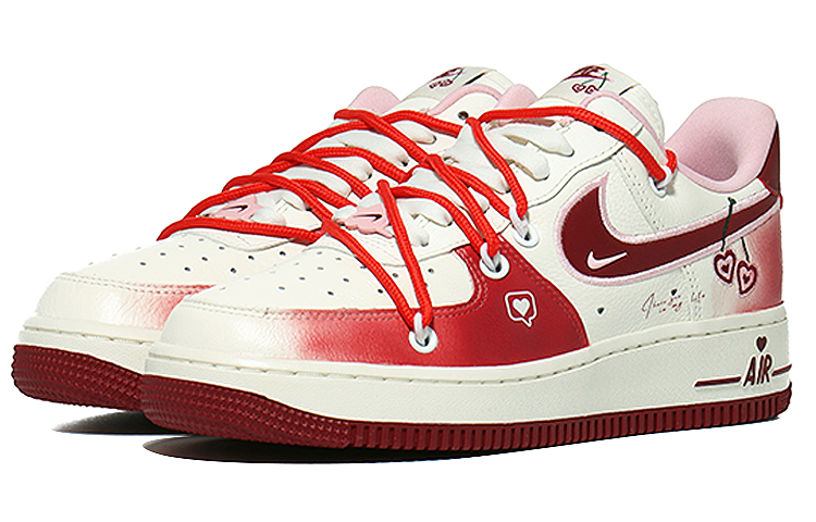 Lookbook (W) [定制鞋款] 耐克空军一号低帮 '甜美樱花' FD4616-161(Team10-甜蜜樱桃)