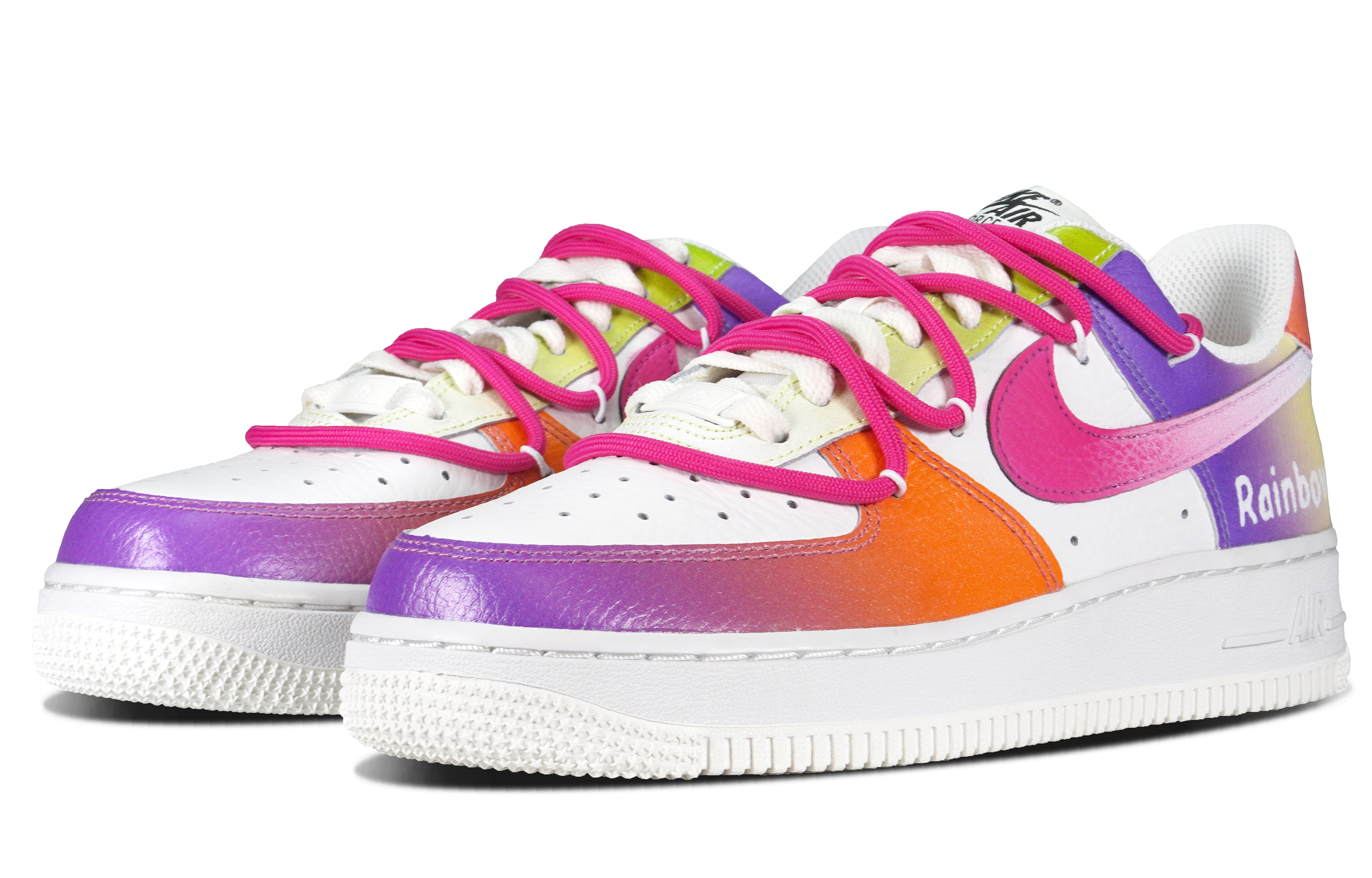 Lookbook (W) [定制鞋款] 耐克空军1低帮 '甜蜜反派 白-紫-红' FD0801-100(Team84-反派甜心)