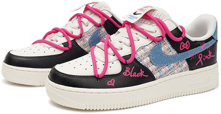 (W) Zapatillas Nike Air Force 1 Low 'Sweet Cool Black-Pink-Blue' FJ7740-141(TeamI-女款黑粉小香风K黑粉蓝) Lookbook (W) Zapatillas Nike Air Force 1 Low 'Sweet Cool Black-Pink-Blue' FJ7740-141(TeamI-女款黑粉小香风K黑粉蓝)