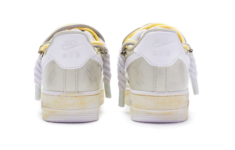 [Custom Shoes] (W) Nike Air Force 1 Low 'T10 Hand-Painted Cream Brown' 圖 5