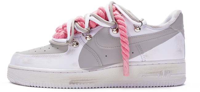 (W) カスタム Nike Air Force 1 Low 'T10 白/灰' DD8959-100(TeamR-女款''T10''白灰) Buy (W) カスタム Nike Air Force 1 Low 'T10 白/灰' DD8959-100(TeamR-女款''T10''白灰)