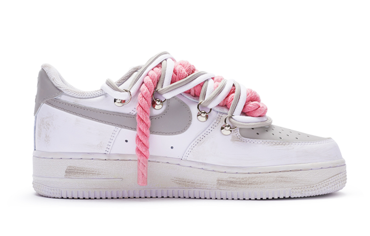 Order (W) カスタム Nike Air Force 1 Low 'T10 白/灰' DD8959-100(TeamR-女款''T10''白灰)