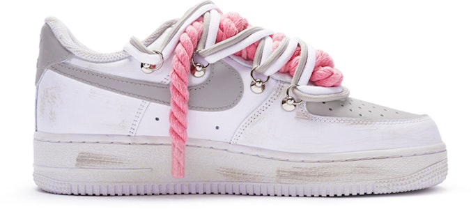 (W) カスタム Nike Air Force 1 Low 'T10 白/灰' DD8959-100(TeamR-女款''T10''白灰) Order (W) カスタム Nike Air Force 1 Low 'T10 白/灰' DD8959-100(TeamR-女款''T10''白灰)