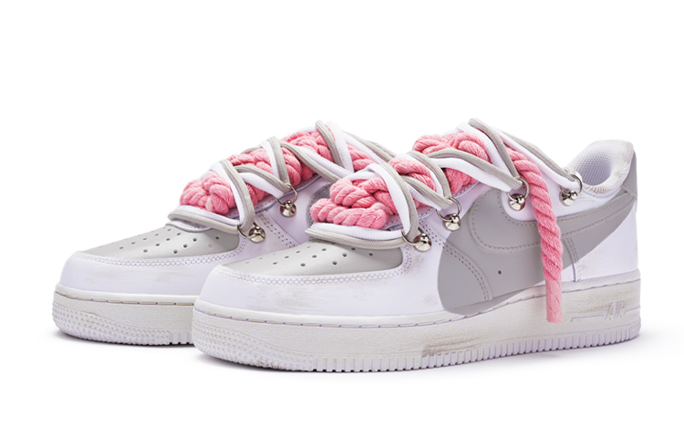 Lookbook (W) カスタム Nike Air Force 1 Low 'T10 白/灰' DD8959-100(TeamR-女款''T10''白灰)