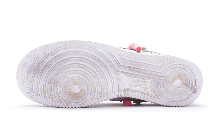 Details for (W) カスタム Nike Air Force 1 Low 'T10 白/灰' DD8959-100(TeamR-女款''T10''白灰)