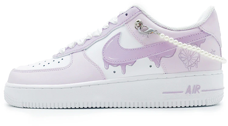 custom-shoes-women-nike-air-force-1-low-taro-melted-ice-cream