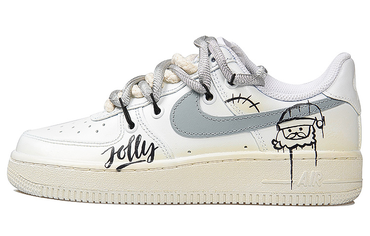 [Custom Shoes] (W) Nike Air Force 1 Low 'The Nightmare Before Christmas - White Brown Grey'
