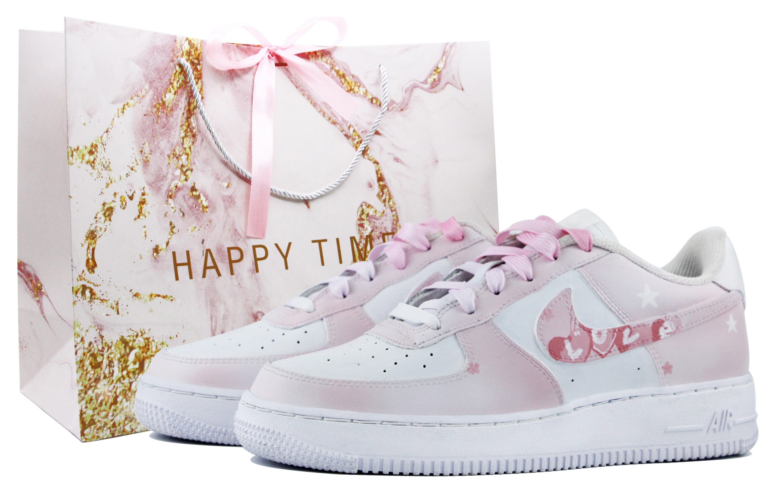 Buy (W) 나이키 에어포스 1 로우 '변색 핑크 스타' DD8959-100(Team39-AMY68粉星)