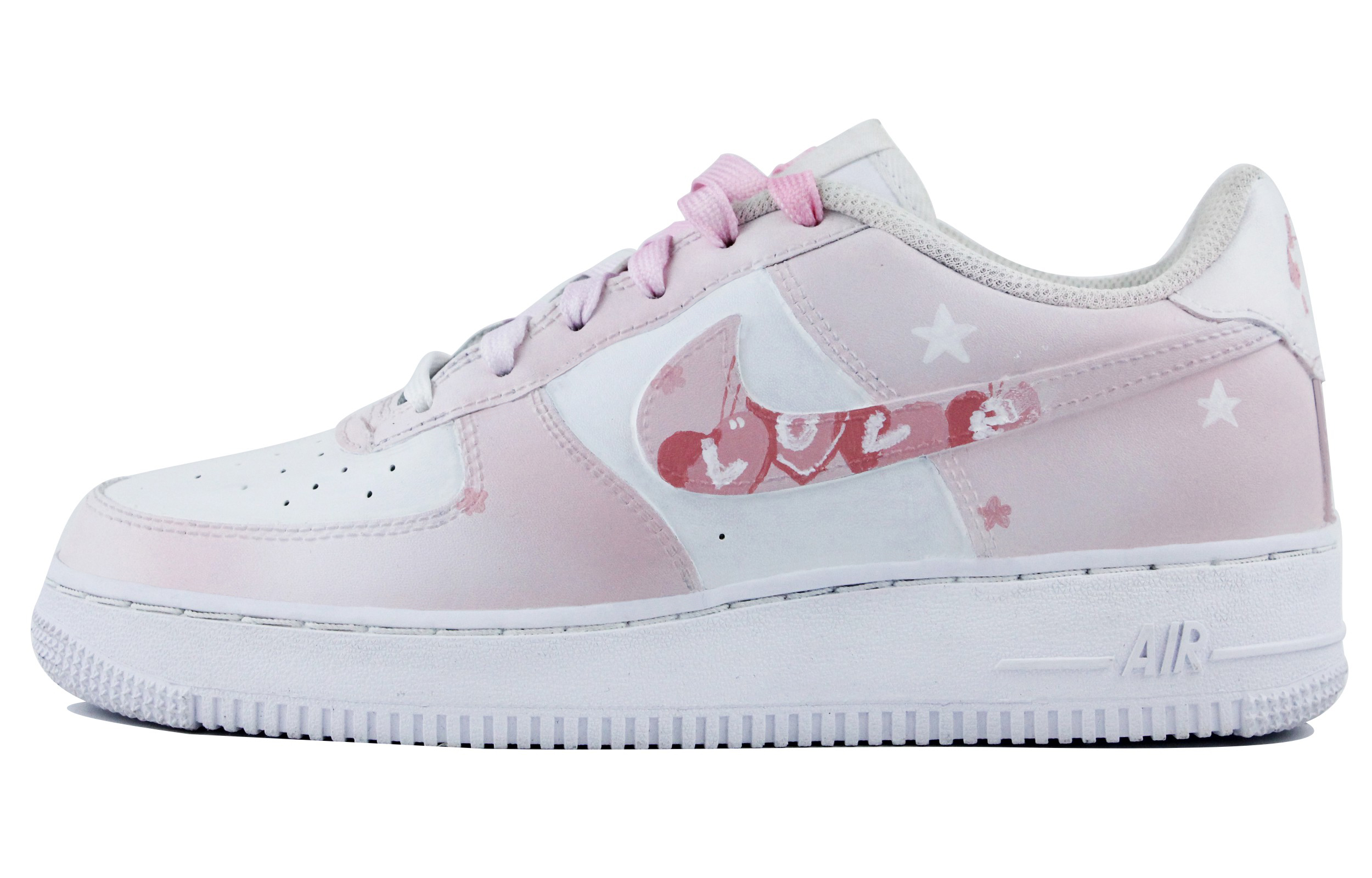 Order (W) 나이키 에어포스 1 로우 '변색 핑크 스타' DD8959-100(Team39-AMY68粉星)