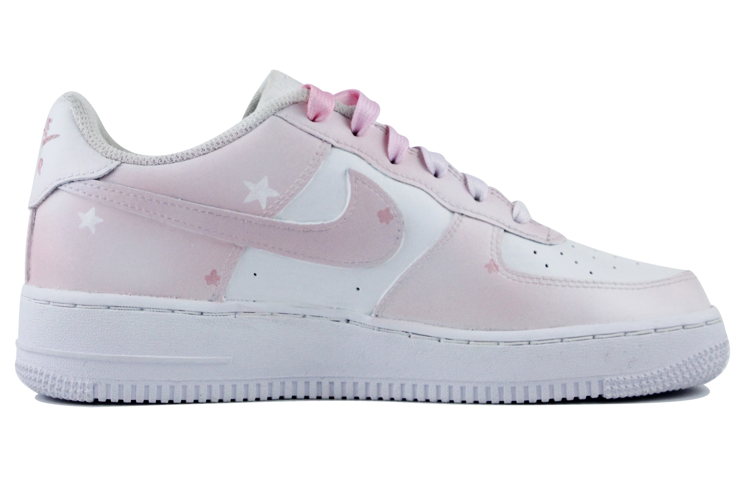 Lookbook (W) 나이키 에어포스 1 로우 '변색 핑크 스타' DD8959-100(Team39-AMY68粉星)