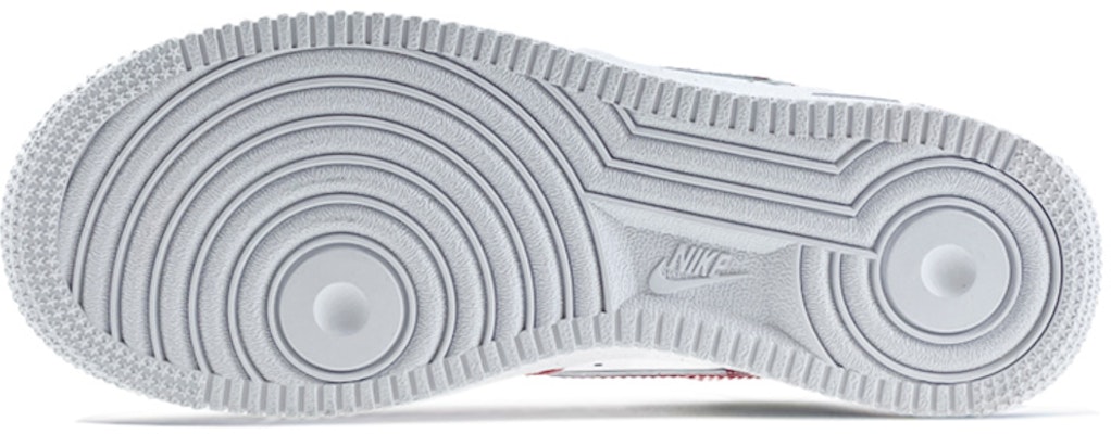 (W) AF1カスタム「茨薔薇白赤黒」 DD8959-100(Team40-AF1女款荆棘之心红黑) Details for (W) AF1カスタム「茨薔薇白赤黒」 DD8959-100(Team40-AF1女款荆棘之心红黑)