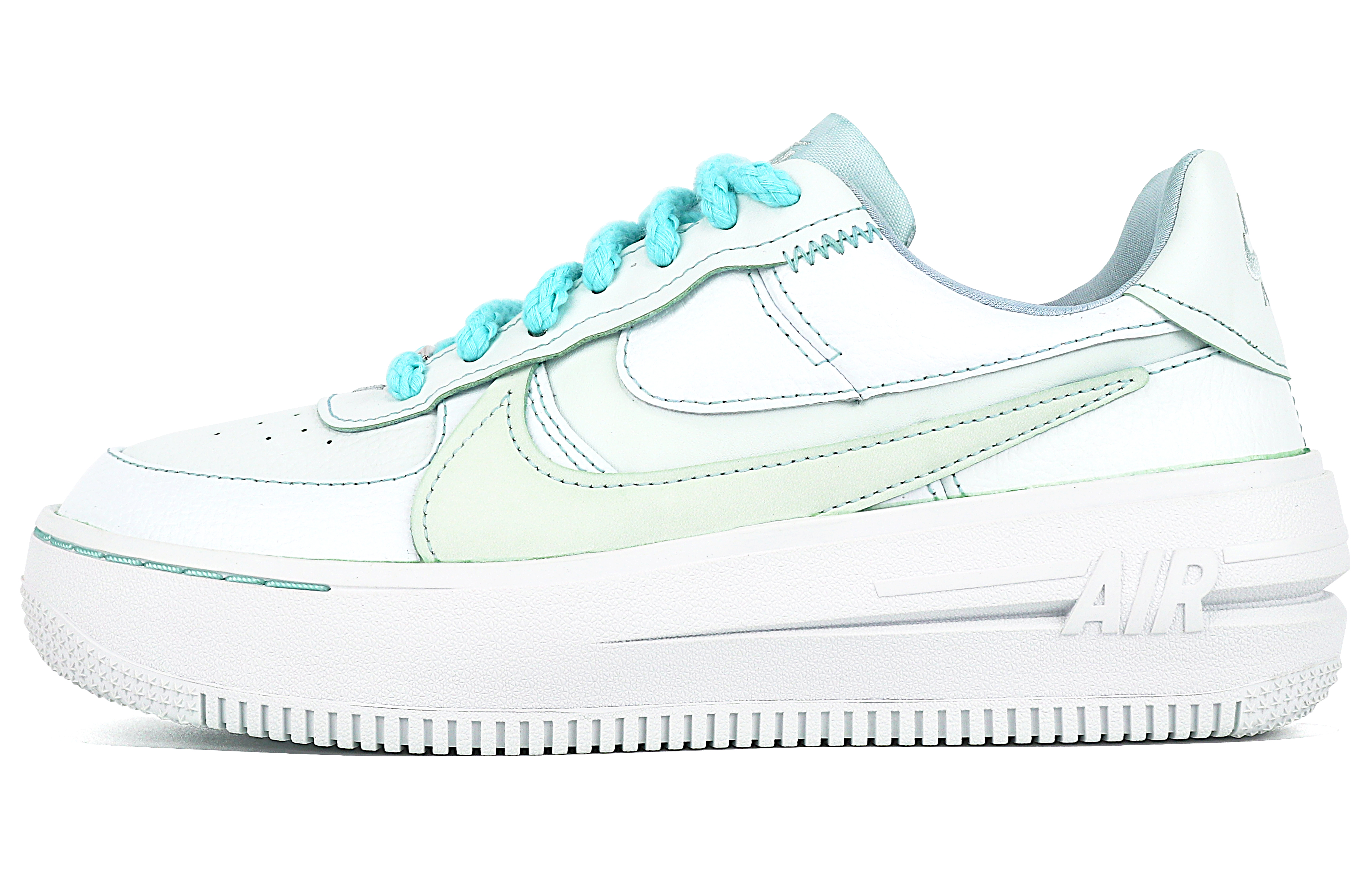 Buy 【訂製球鞋】Nike Air Force 1 Low 清新 夏日 蒂芙尼 馬卡龍 沾染 低筒 板鞋 女款 藍綠