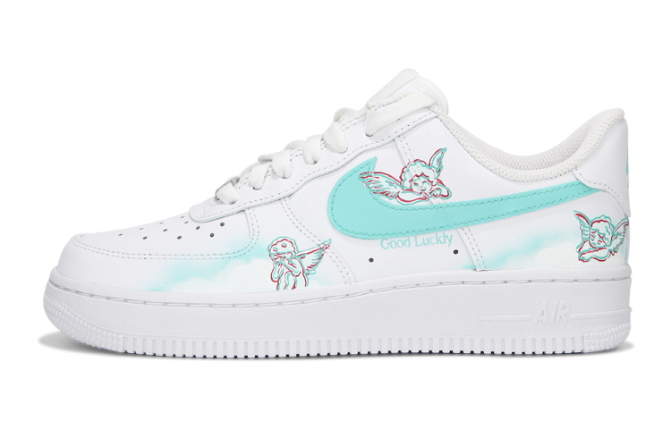 Buy (W) [Zapatillas Personalizadas] Nike Air Force 1 Low 'Azul Tiffany' DD8959-100(Teamfour-女款丘比特)