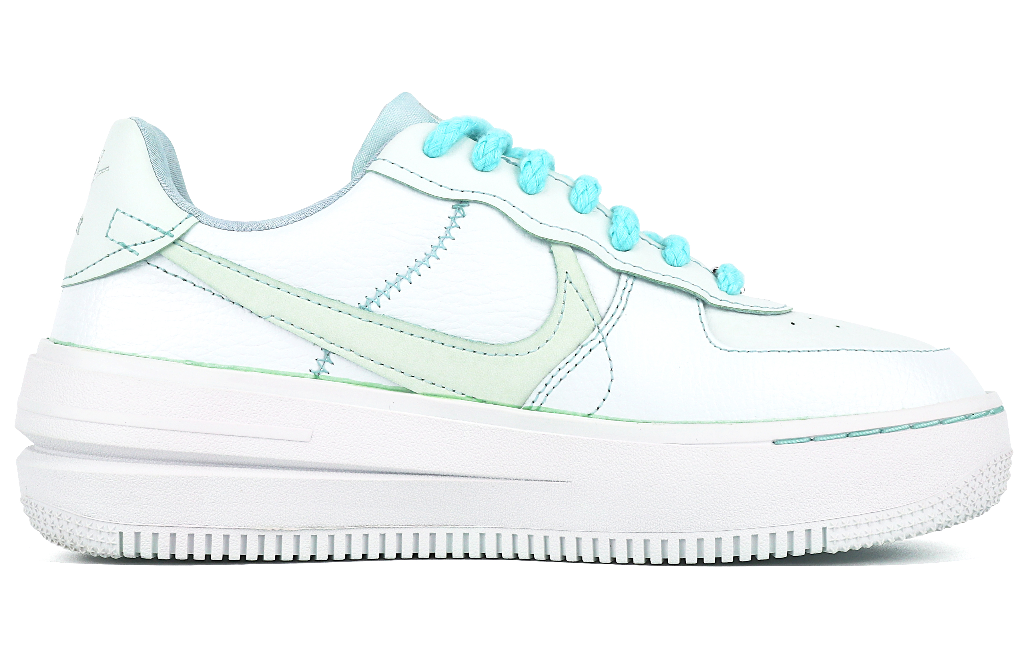 Order 【訂製球鞋】Nike Air Force 1 Low 清新 夏日 蒂芙尼 馬卡龍 沾染 低筒 板鞋 女款 藍綠