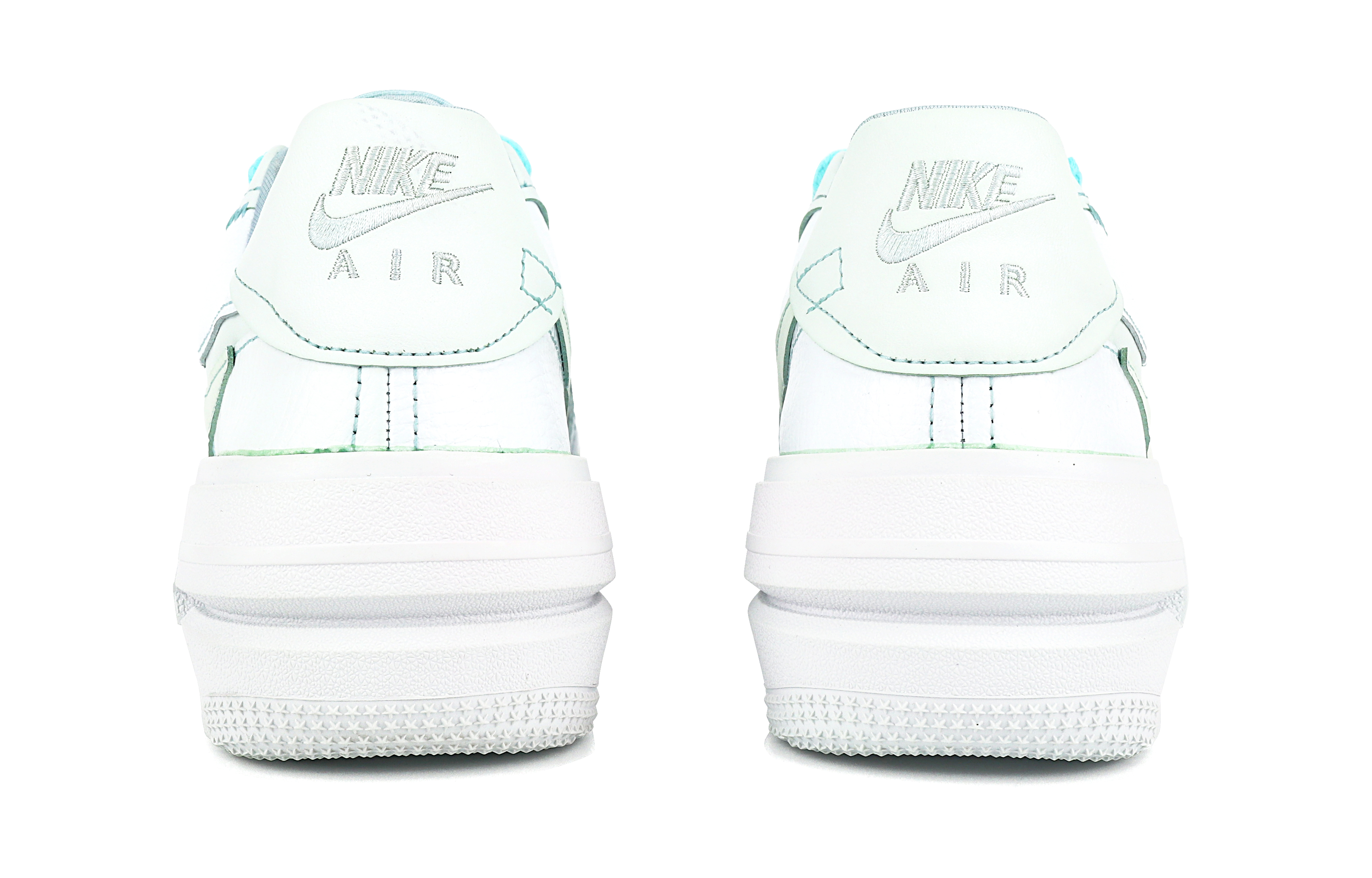 Shop 【訂製球鞋】Nike Air Force 1 Low 清新 夏日 蒂芙尼 馬卡龍 沾染 低筒 板鞋 女款 藍綠