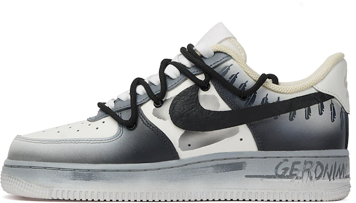 (W) 나이키 에어포스 1 로우 '트라이벌 페더 그레이-화이트' (커스텀) DD8959-100-465925 Order (W) 나이키 에어포스 1 로우 '트라이벌 페더 그레이-화이트' (커스텀) DD8959-100-465925