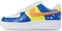 Buy 【定制球鞋】Nike Air Force 1 Low "Triple White" 空軍一號 星圖 Vibe風格 噴繪 低幫 板鞋 女款 藍橙黃