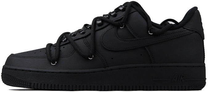 (W) 나이키 에어포스 1 로우 '블랙 디컨스트럭티드 레이스' (커스텀) DD8959-001(TeamJ-女款潮男节主题哑光黑色) Buy (W) 나이키 에어포스 1 로우 '블랙 디컨스트럭티드 레이스' (커스텀) DD8959-001(TeamJ-女款潮男节主题哑光黑色)