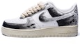 Buy 【定制球鞋】Nike Air Force 1 Low Triple White 空軍一號 水墨書法 中國風 氧化 祥云 麻繩鞋帶 復古 經典 低幫 板鞋 女款 黑白