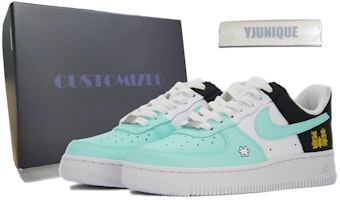 (W) 나이키 에어포스 1 로우 '트리플 화이트 - 블랙 블루' (커스텀) DD8959-100(TEAM110-拼图玩家SBOX) Buy (W) 나이키 에어포스 1 로우 '트리플 화이트 - 블랙 블루' (커스텀) DD8959-100(TEAM110-拼图玩家SBOX)