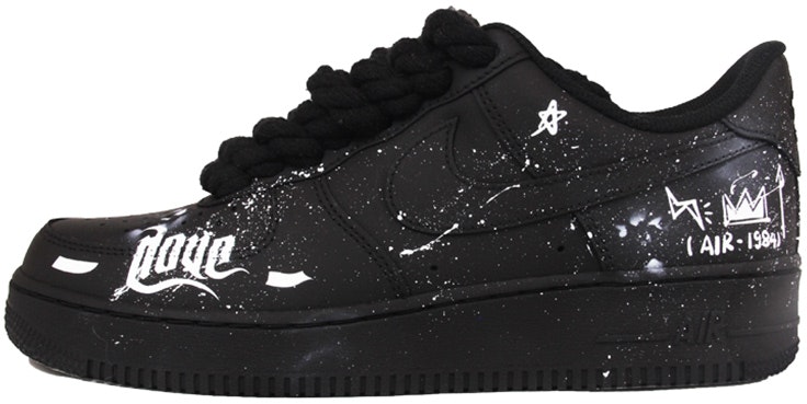 custom-shoes-women-nike-air-force-1-low-triple-black