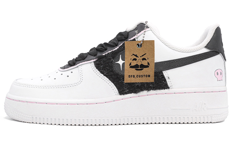 [Custom Shoes] (W) Nike Air Force 1 Low 'Triple White Coco Chanel Skull'