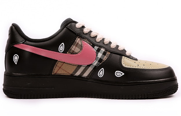 (W) Nike Air Force 1 Personalizadas Negras con Cashew y Graffiti DD8959-001(Team4-女款腰果花) Order (W) Nike Air Force 1 Personalizadas Negras con Cashew y Graffiti DD8959-001(Team4-女款腰果花)