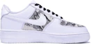Order 【定製球鞋】 Nike Air Force 1 Low "Triple White" 空軍一號 復古主題 學院風 小香風 水墨畫 油畫 貼布 低幫 板鞋 女款 黑白