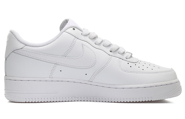 Order 【定制球鞋】 Nike Air Force 1 Low Triple White 空軍一號 上山猛虎 中國風 新中式 潮流時尚 低幫 板鞋 女款 白黑