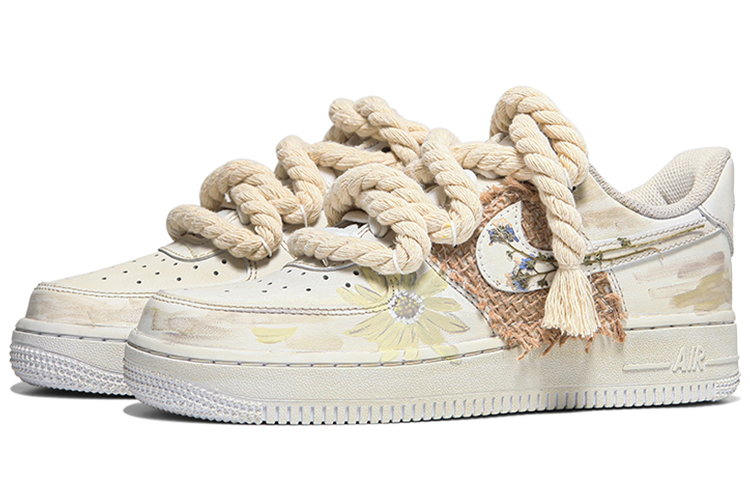 Lookbook (W) Zapatillas Nike Air Force 1 Low 'Triple White Bouquet Vintage' DD8959-100(Teamfour-女款花束)