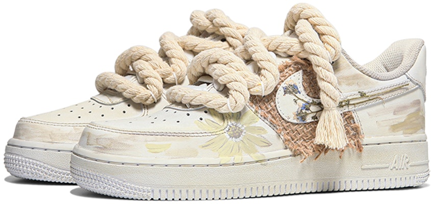 (W) Zapatillas Nike Air Force 1 Low 'Triple White Bouquet Vintage' DD8959-100(Teamfour-女款花束) Lookbook (W) Zapatillas Nike Air Force 1 Low 'Triple White Bouquet Vintage' DD8959-100(Teamfour-女款花束)