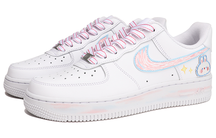 Lookbook (W) 나이키 에어포스 1 로우 '귀염토끼' (커스텀) DD8959-100(TeamThree-女款兔子白粉QD)