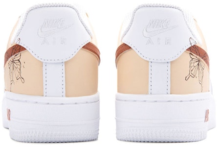 【定製球鞋】 Nike Air Force 1 Low Triple White 空軍一號 復古 蝴蝶 燕尾蝶 文藝復興 低幫 板鞋 女款 黃白棕 Shop 【定製球鞋】 Nike Air Force 1 Low Triple White 空軍一號 復古 蝴蝶 燕尾蝶 文藝復興 低幫 板鞋 女款 黃白棕