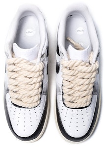 【定制球鞋】Nike Air Force 1 Low Triple White 空軍一號 水墨書法 中國風 氧化 祥云 麻繩鞋帶 復古 經典 低幫 板鞋 女款 黑白 Shop 【定制球鞋】Nike Air Force 1 Low Triple White 空軍一號 水墨書法 中國風 氧化 祥云 麻繩鞋帶 復古 經典 低幫 板鞋 女款 黑白