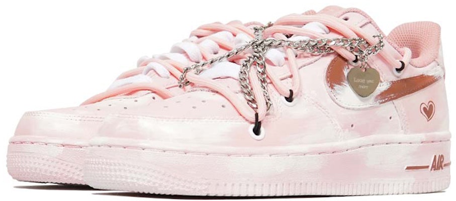 (W) Zapatillas Nike Air Force 1 Low 'Blanco Triple - Degradé Rosa' DD8959-100(TeamThree-女款做旧白粉QD) Shop (W) Zapatillas Nike Air Force 1 Low 'Blanco Triple - Degradé Rosa' DD8959-100(TeamThree-女款做旧白粉QD)