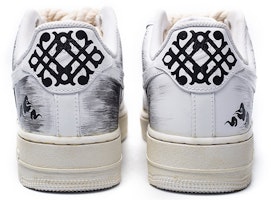 【定制球鞋】Nike Air Force 1 Low Triple White 空軍一號 水墨書法 中國風 氧化 祥云 麻繩鞋帶 復古 經典 低幫 板鞋 女款 黑白 Purchase 【定制球鞋】Nike Air Force 1 Low Triple White 空軍一號 水墨書法 中國風 氧化 祥云 麻繩鞋帶 復古 經典 低幫 板鞋 女款 黑白