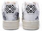 Purchase 【定制球鞋】Nike Air Force 1 Low Triple White 空軍一號 水墨書法 中國風 氧化 祥云 麻繩鞋帶 復古 經典 低幫 板鞋 女款 黑白