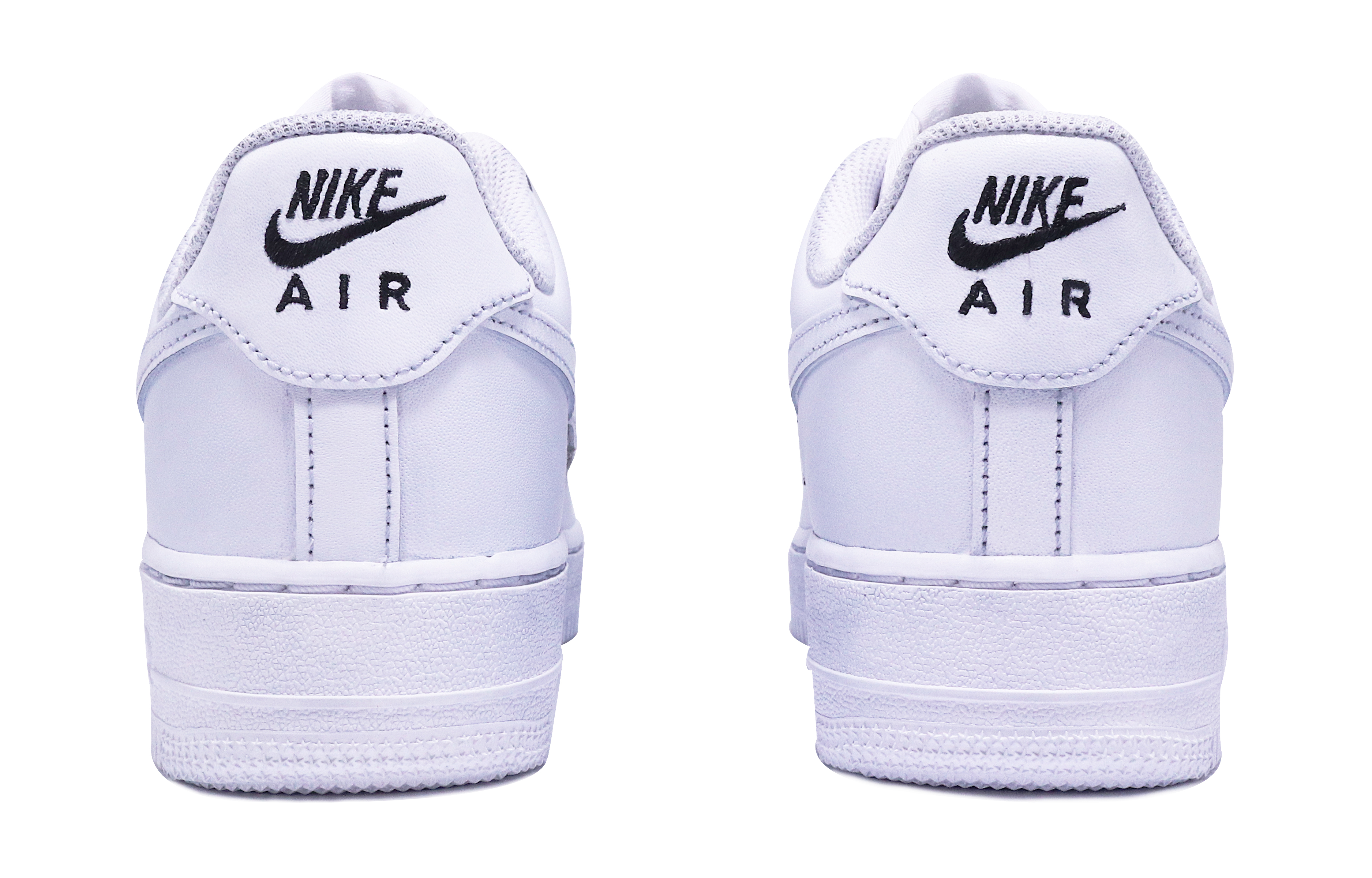 Purchase 【定製球鞋】 Nike Air Force 1 Low "Triple White" 空軍一號 復古主題 學院風 小香風 水墨畫 油畫 貼布 低幫 板鞋 女款 黑白