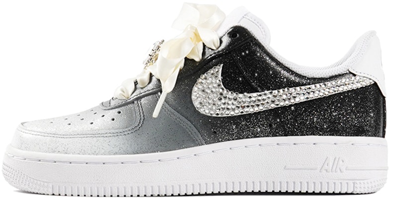 (W) 【定制鞋款】耐克空军一号低帮 '情人节钻石之星' DD8959-100(TeamP-女款渐变黑钻) Buy (W) 【定制鞋款】耐克空军一号低帮 '情人节钻石之星' DD8959-100(TeamP-女款渐变黑钻)