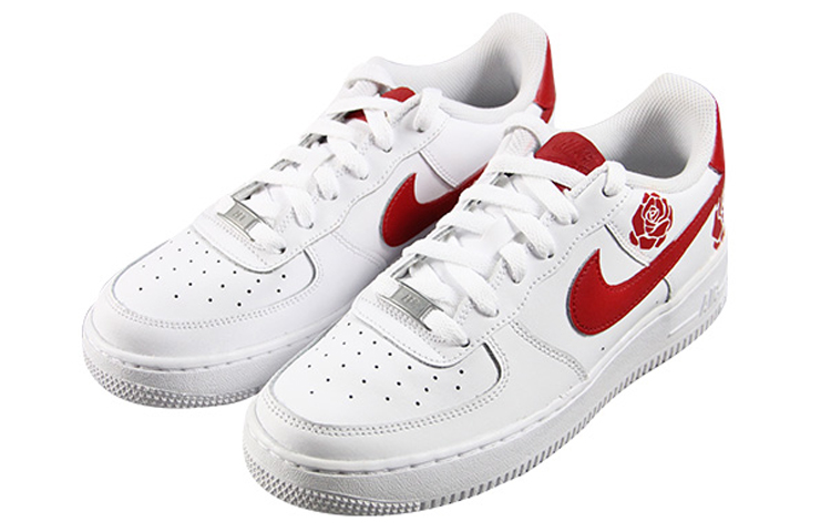Lookbook (W) [Kasih Sayang] Nike Air Force 1 Rendah 'Merah Putih Hari Valentine' 314192-117(TeamD-情人节喷绘玫瑰红白)