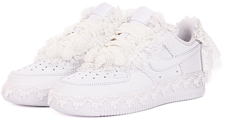 (W) 나이키 에어포스 1 로우 '발렌타인 로리타 브라이드' (커스텀) DD8959-100(Team3-纯白花嫁S-BOX) Lookbook (W) 나이키 에어포스 1 로우 '발렌타인 로리타 브라이드' (커스텀) DD8959-100(Team3-纯白花嫁S-BOX)