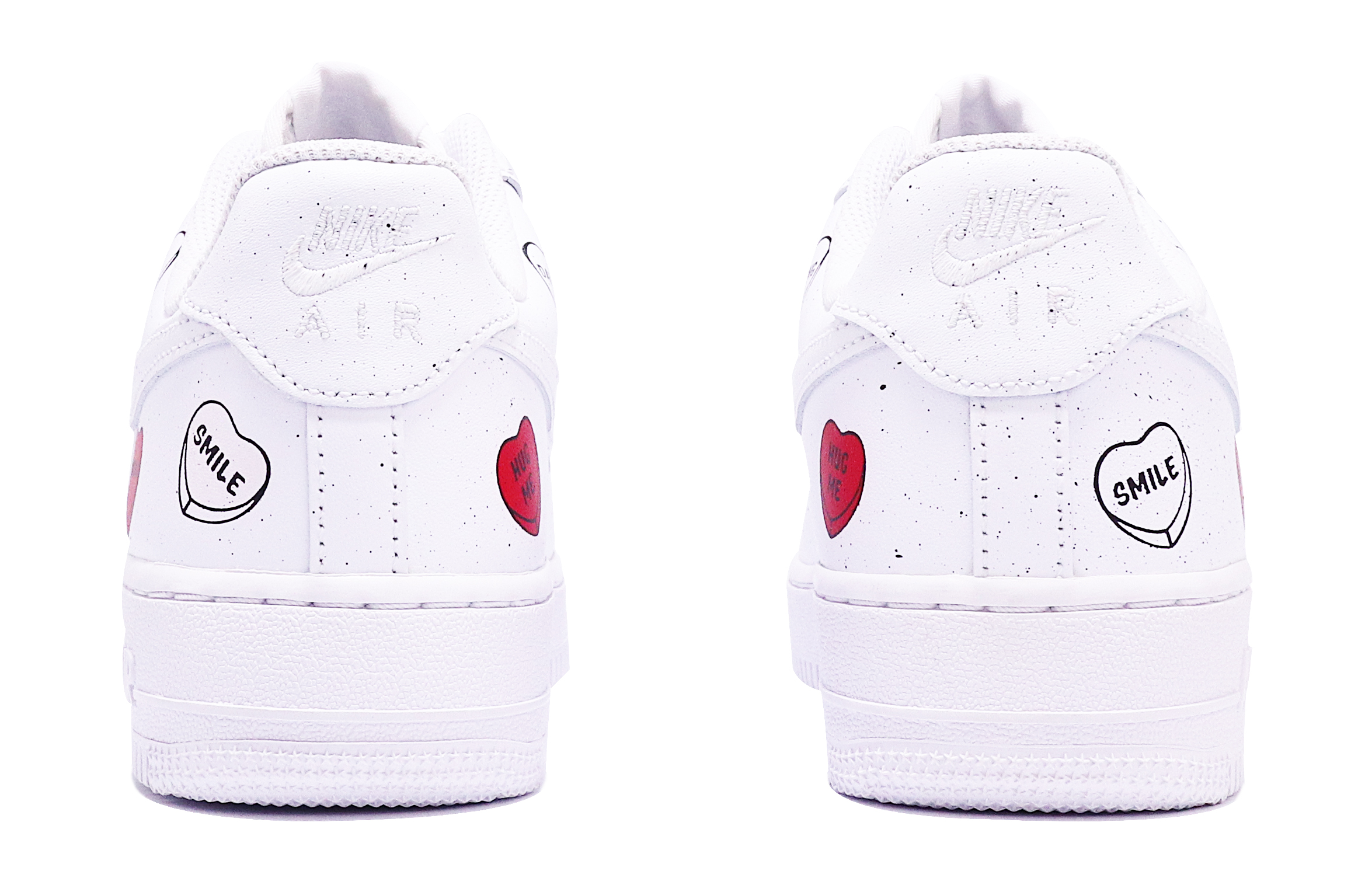 Purchase (W) [Kasut Custom] Nike Air Force 1 Low 'Valentine's Day Splatter Heart' DD8959-100(TeamTen-女款爱心泼墨)