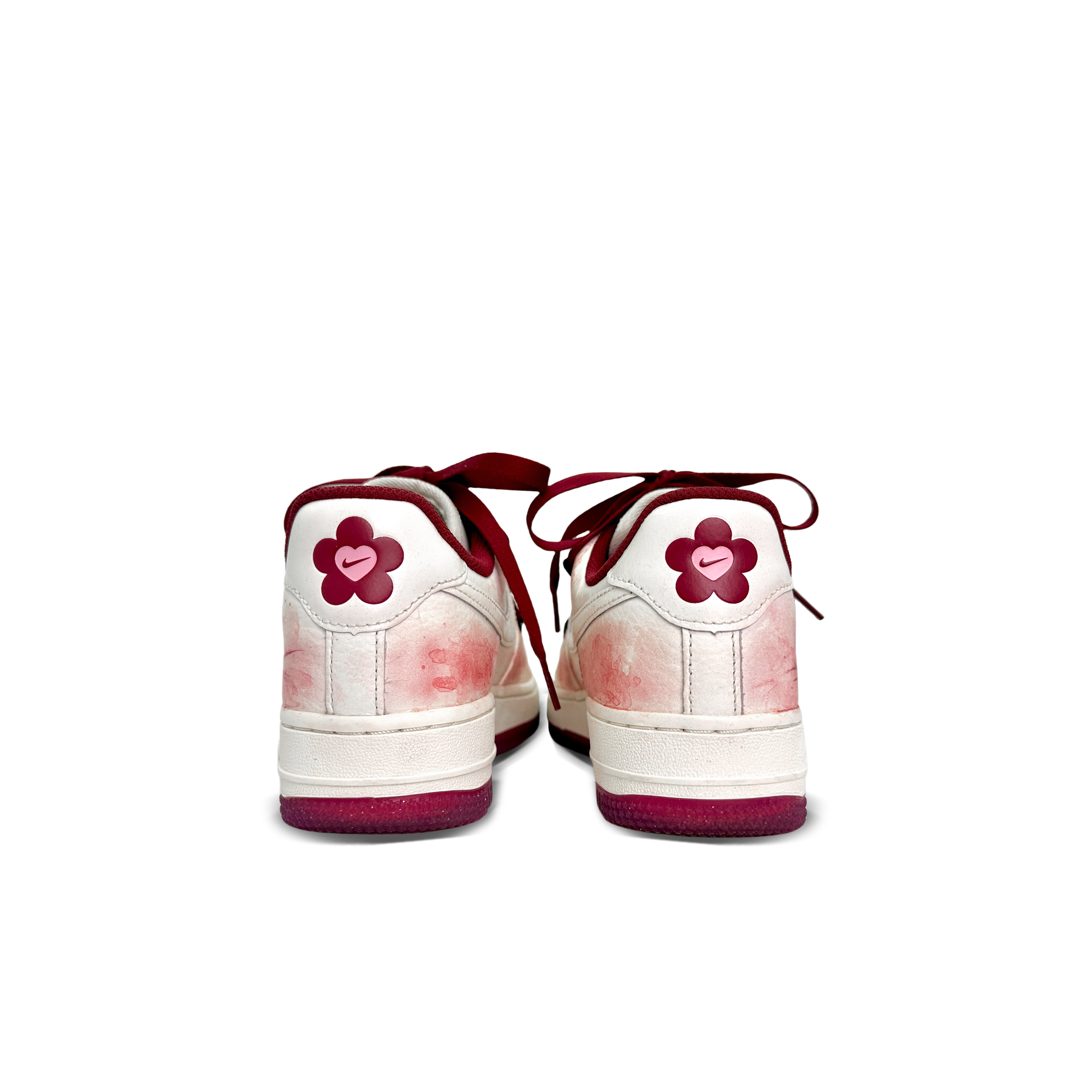 Purchase 【客製球鞋】Nike Air Force 1 Low "情人節" 畢卡索製造 浪漫血脈 防滑耐磨 低筒 板鞋 女款 白紅