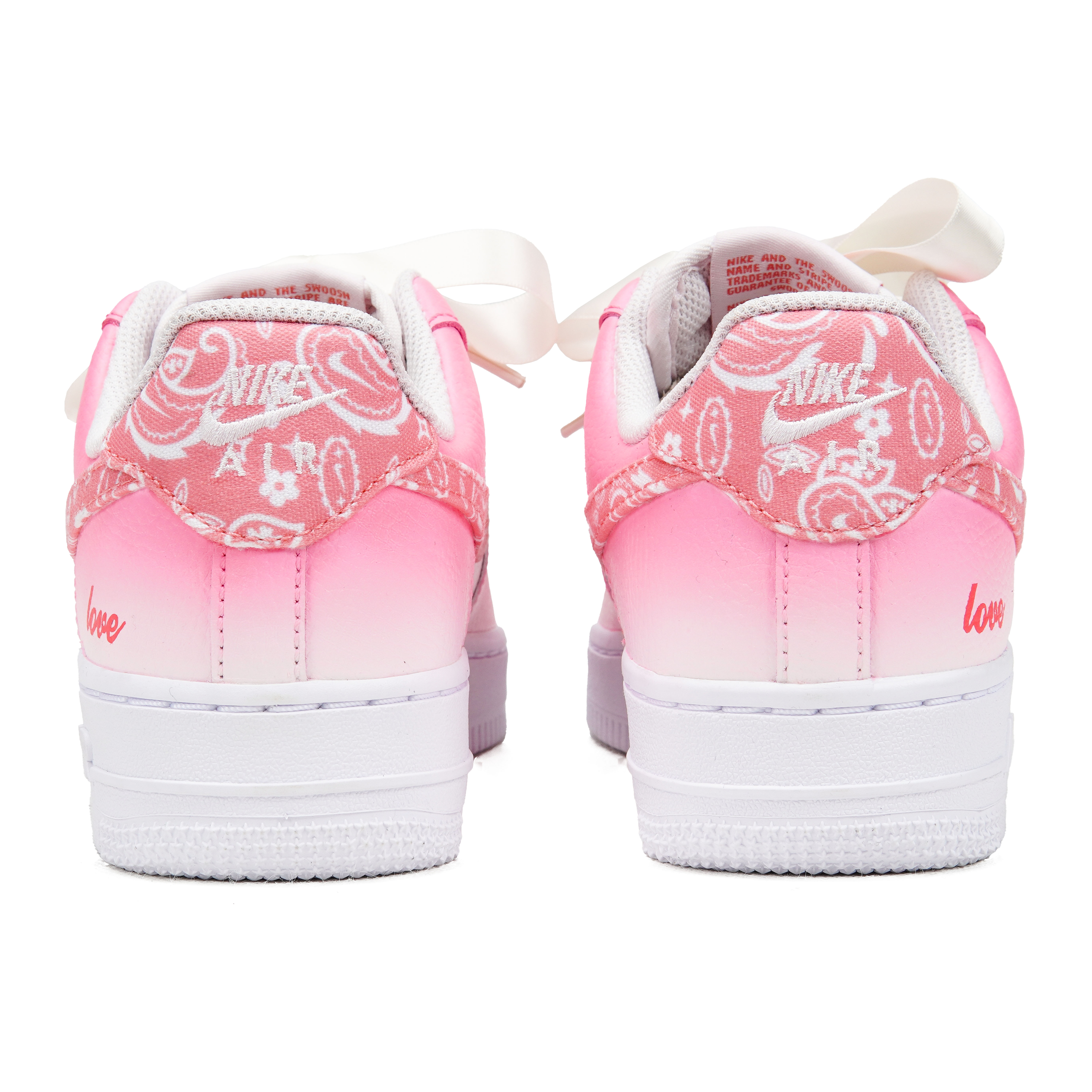 Details for 【定制球鞋】Nike Air Force 1 Low 情人節主題系列 心有所屬 腰果花 禮盒 浪漫主義 防滑耐磨 低幫 板鞋 女款 漸變柔粉