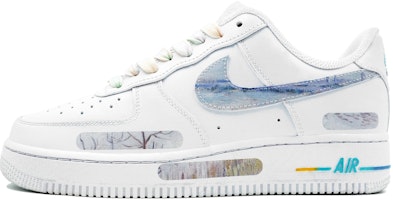 【訂製球鞋】 Nike Air Force 1 萬花弄 藝術時刻 梵高 阿爾勒的雪景 經典 復古 時尚 簡約 潮流 百搭 運動 低幫 板鞋 女款 白色 Buy 【訂製球鞋】 Nike Air Force 1 萬花弄 藝術時刻 梵高 阿爾勒的雪景 經典 復古 時尚 簡約 潮流 百搭 運動 低幫 板鞋 女款 白色