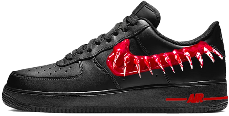 (W) Zapatillas Nike Air Force 1 Low 'Venom Fang 2.0 Negro Rojo' 314192-009-(TeamY-女款血牙2.0) Buy (W) Zapatillas Nike Air Force 1 Low 'Venom Fang 2.0 Negro Rojo' 314192-009-(TeamY-女款血牙2.0)