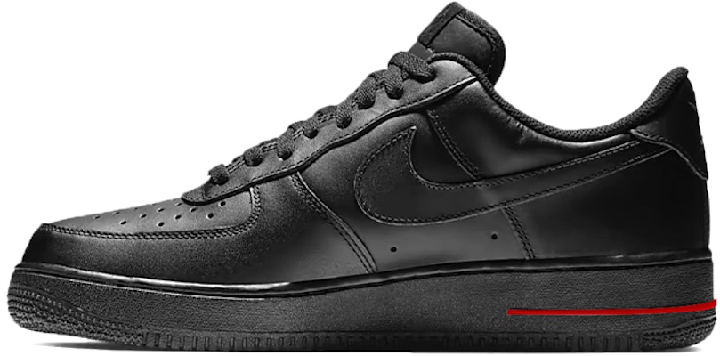 (W) Zapatillas Nike Air Force 1 Low 'Venom Fang 2.0 Negro Rojo' 314192-009-(TeamY-女款血牙2.0) Lookbook (W) Zapatillas Nike Air Force 1 Low 'Venom Fang 2.0 Negro Rojo' 314192-009-(TeamY-女款血牙2.0)