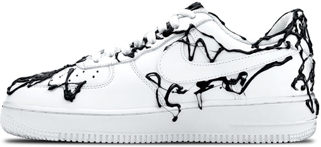 【定制球鞋】 Nike Air Force 1 Low 空軍一號 超級英雄 毒液 撕撕樂 低幫 板鞋 女款 黑白 Lookbook 【定制球鞋】 Nike Air Force 1 Low 空軍一號 超級英雄 毒液 撕撕樂 低幫 板鞋 女款 黑白